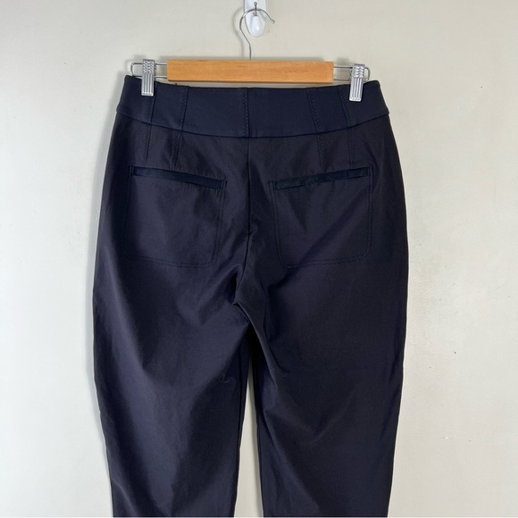 Athleta Wander Hybrid Black Straight Leg Pant size 4 Ankle Stretch Pockets - Picture 6 of 13